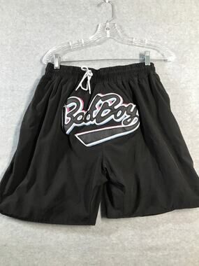 Bad Boy Records "Christopher Wallace" Basketball Athletic Streetwear Shorts L